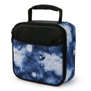 Arctic Zone Antimicrobial Lunch Box with Ice Pak Container + Water Bottle Galaxy